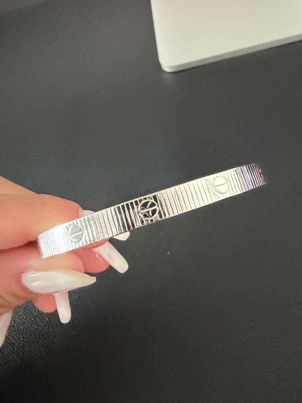 Cartier Silver Bangle - Picture 3 of 15